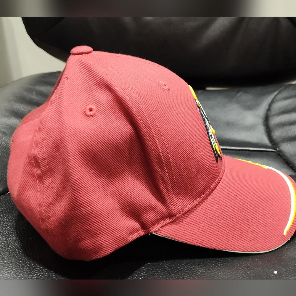 NFL Washington Redskins Adjustable Baseball Cap Hat, Vintage Logo, Velcro, OS